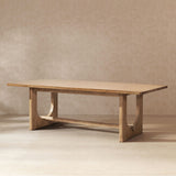 Turnkey - 8 Seater Dining Table - Antique Brown