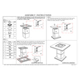 Ariya - End Table - Black