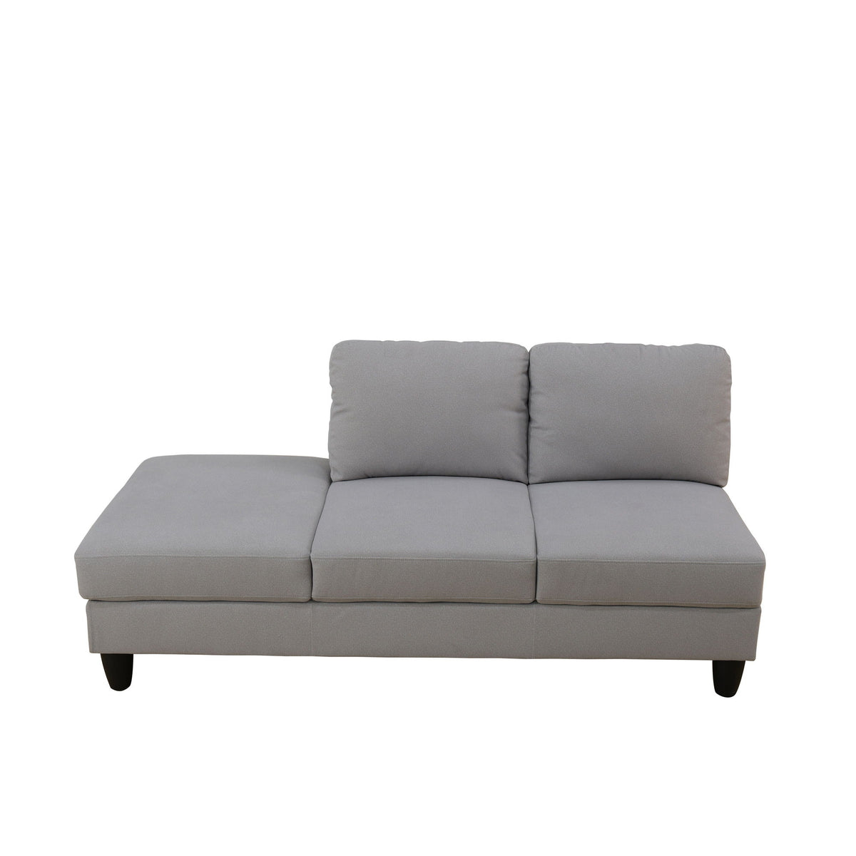 L - Shaped Sectional Sofa With Chaise & Ottoman