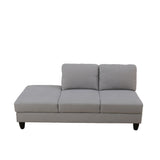 L - Shaped Sectional Sofa With Chaise & Ottoman