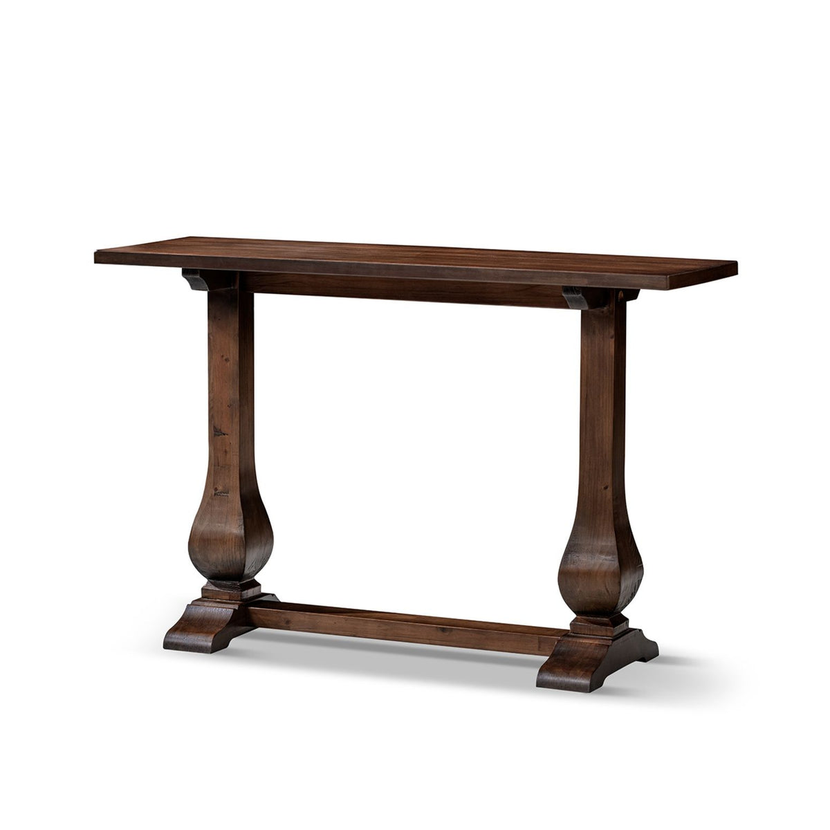 Whitmore - Trestle Console Table - Dark Brown