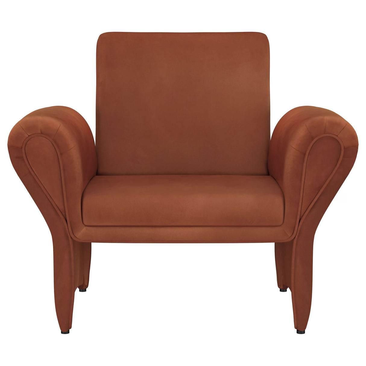 Whitney - Accent Armchair - Rusty Orange