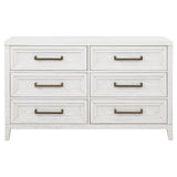 Inverness - 6 Drawer Bedroom Dresser - White