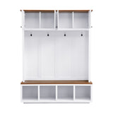 Entryway Hall Tree With Bench And Storage