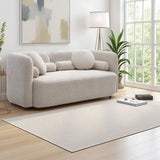 2 Seater Sofa Couch For Living Room - Light Beige