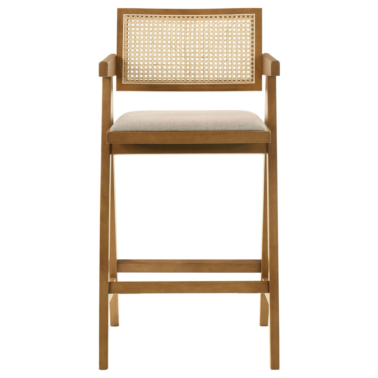 Remy - Bar Chair (Set of 2) With Upholstery - Walnut