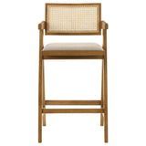 Remy - Bar Chair (Set of 2) With Upholstery - Walnut