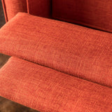 Mid-Century Modern Recliner With Button Tufted Waffle Stitch