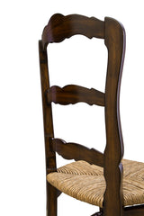 24" Ladderback Counter Stool - Dark Brown
