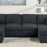 Modern Design Sectional Set With Right And Left Arm Chaise