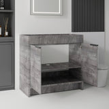 Freestanding Bathroom Vanity Cabinet With Soft Close Doors, Cabinet Only