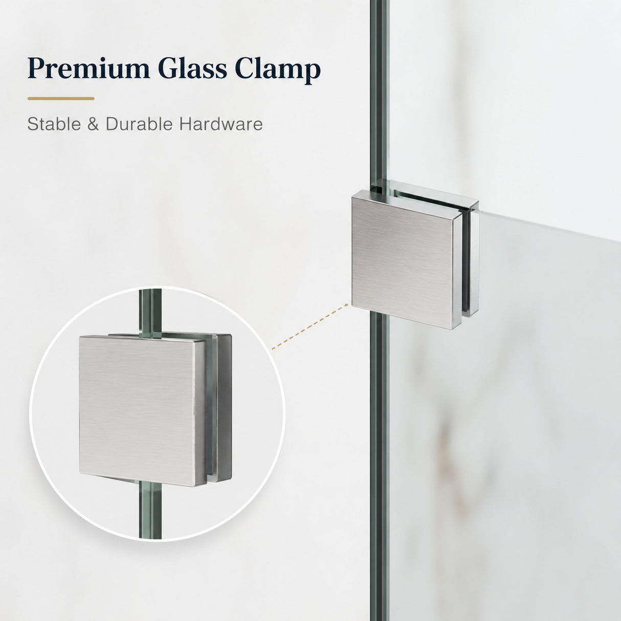 Frameless Walk-In Shower Glass Panel