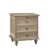 Farmhouse Nightstand With 4 Drawers