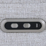 Eastre - Power Motion Sofa With USB Port - Gray