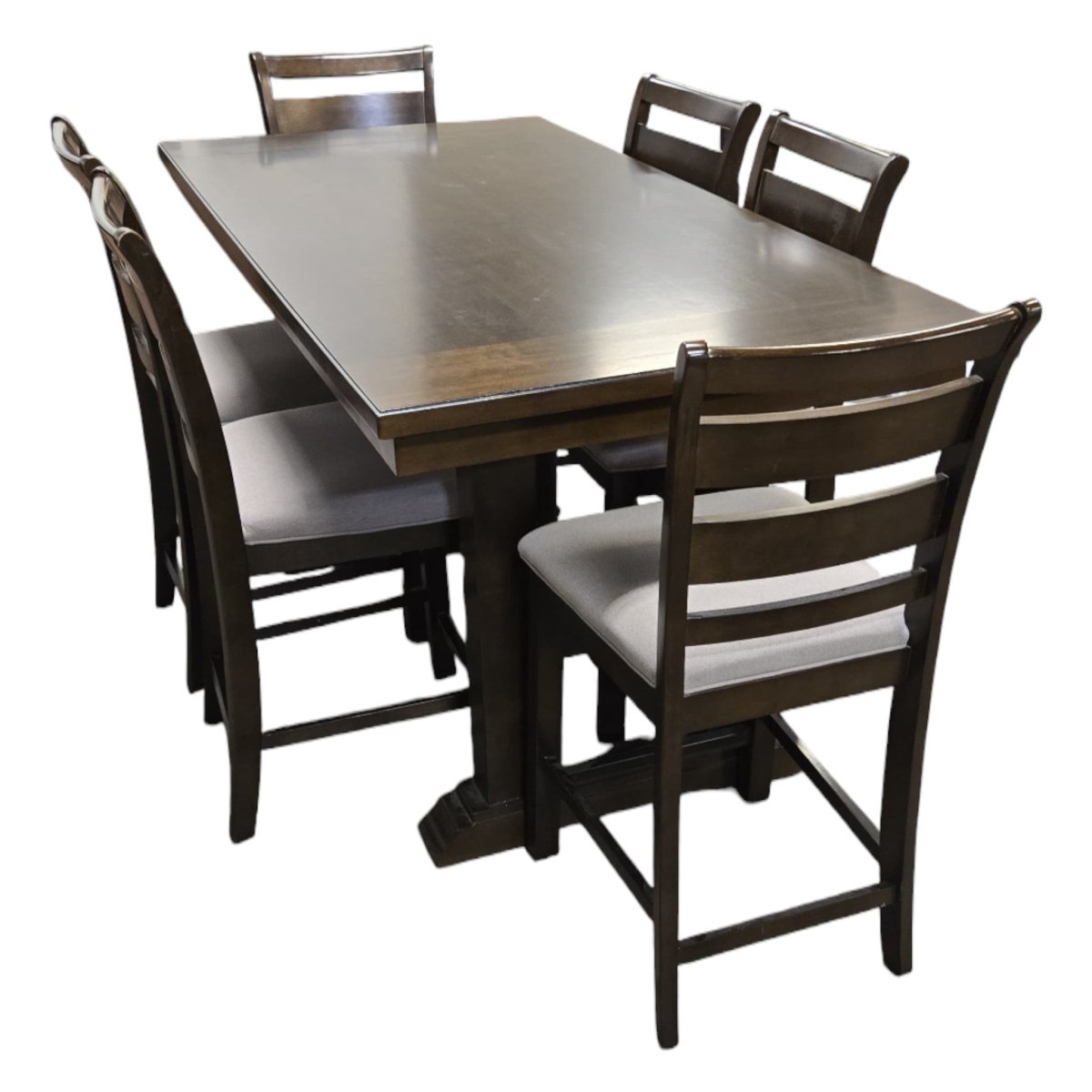 Adams 7 - Piece Counter - Height Dining Table Set (ID N025893) - Furniture available at Alpine Outlets in Denver