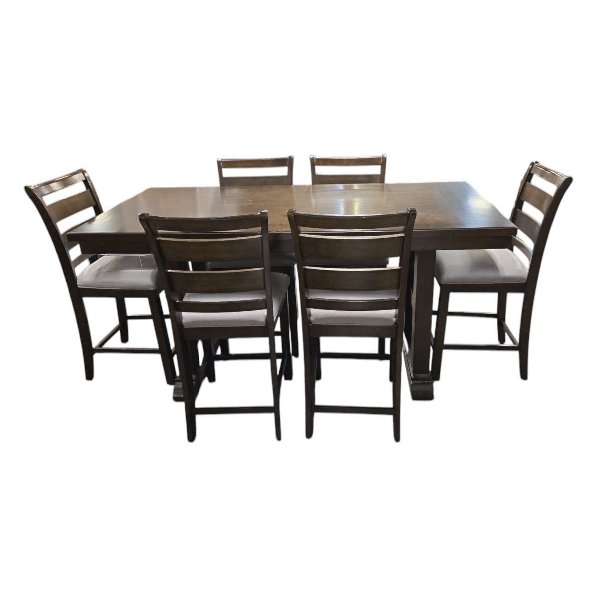 Adams 7 - Piece Counter - Height Dining Table Set (ID N025893) - Furniture available at Alpine Outlets in Denver