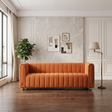 Sofa With Vertical Stripes & Accents