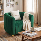 Single Sofa With High Resilience Foam