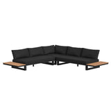 Cabana - Three Piece Outdoor Living Set - Black