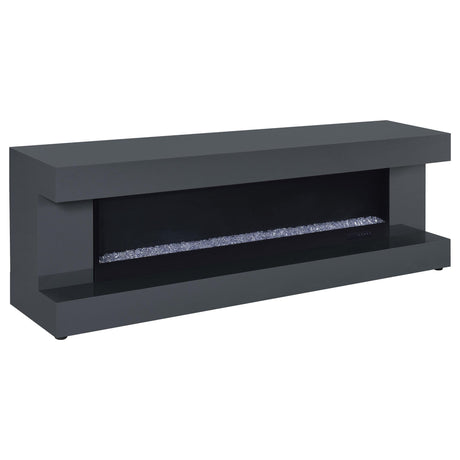 TV Stand Fireplace Console With Bluetooth Speaker