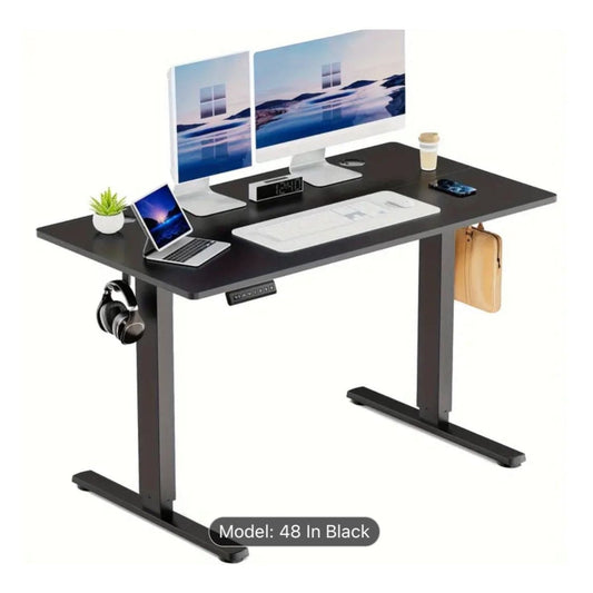 Adjustable Height Electric Standing Desk - 48 Inch Sit - Stand Workstation - available at Alpine Outlets in Denver