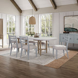 Triad - Double Pedestal Dining Table With Leaf - Sand - Dining Tables - Alpine Outlets