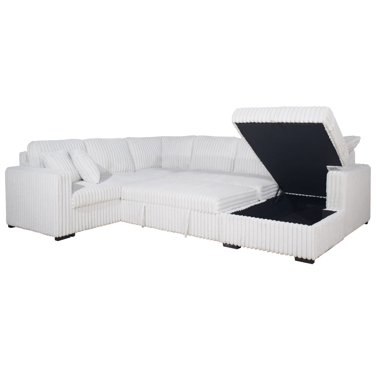 Bliss Sectional Sleeper with Storage Chaise