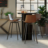 Swivel Counter Stool - Brown