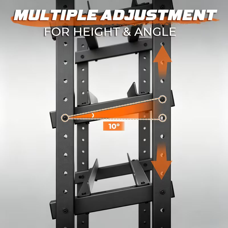Upgraded 4-Tier Dumbbell Rack