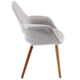 Aegis Mid - Century Fabric Dining Armchair Set of 2 - Dining Chairs available at Alpine Outlets in Denver