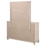 Wedner - 6 Drawer Dresser With Mirror - Oak