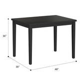 5 Piece Gathering Height Set - Gray - Wood