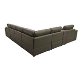 Large - Arm Upholstery Modular Sectional With Custom Configuration - Olive Green