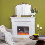 Arch Mirror, Baroque Inspired Wall Decor For Bathroom, Bedroom, Living Room