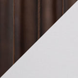 Cylinder - Fluted Contemporary Table Lamp (Set of 2) - Brown / Clear / White