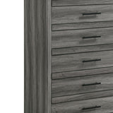 Denver - 5 Drawer Chest - Gray