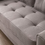 Pull Out Sleeper Loveseat - Light Brown