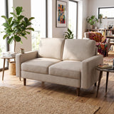 Loveseat Sofa, 2 Seat Couch With Removable Cushion For Living Room