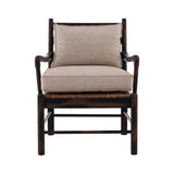 Paxton - Occasional Chair - Dark Brown / Beige