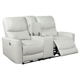 Denson - Power Reclining Loveseat With Console And USB Port