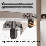Frameless Neo Angle Shower Door WithTempered Glass
