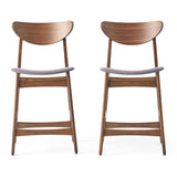Elegant Counter Height Chair With Cushioned Seat