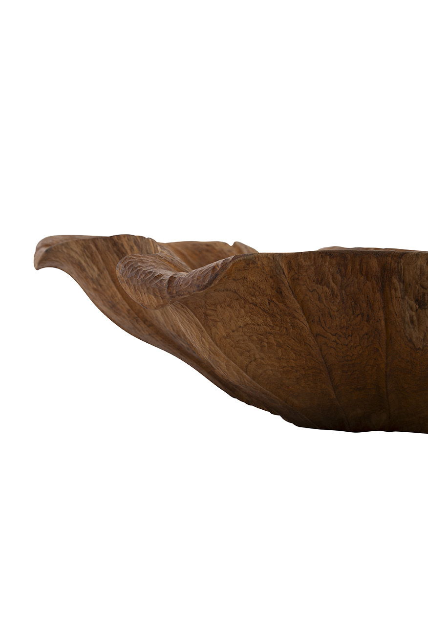 All Teak Bowl - Dark Brown