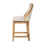 Swivel Counter Stool - Honey Oak