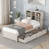 Bed Frame With Built In USB Port And 2 Drawers