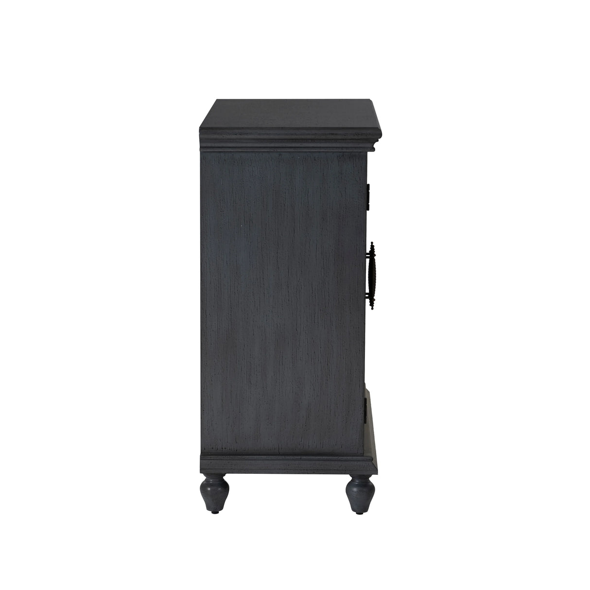 Slade Transitional Colonial 2-Door Cabinet with Lattice Detailing