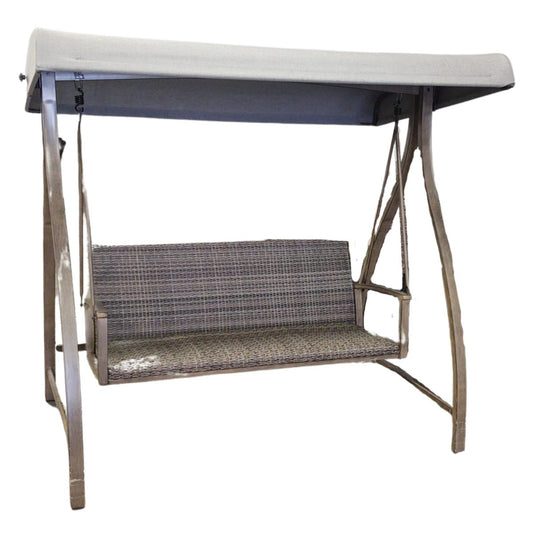 Agio Cameron Woven Patio Swing with Fabric Canopy - Alpine Outlets