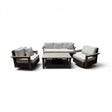 Agio Juniper 4 - Piece Outdoor Patio Conversation Set with Swivel Glider Chairs - 🟡 Outdoor Furniture Sets available at Alpine Outlets in Denver