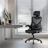 Alden Design High Back Ergonomic Mesh Office Chair with Flip - Up Arms - Office Chairs available at Alpine Outlets in Denver