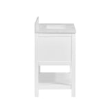 allen + roth Canterbury 36 - in White Undermount Single Sink Bathroom Vanity with Carrara Engineered Marble Top (ID N012998) - Bathroom Vanities available at Alpine Outlets in Denver